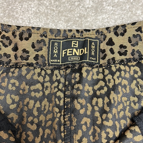 Fendi Leopard Pattern Pants - Picture 5 of 8
